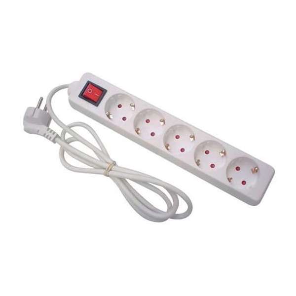 Tafelcontactdoos 5-voudig 1.5 meter Tafelcontactdoos 5-voudig 1.5 meter
