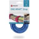 Velcro One-Wrap klittenband kabelbinders 200 x 12mm / blauw (25 stuks)