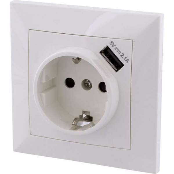 Q-Link contactdoos – randaarde – polarwit Q-Link contactdoos – randaarde – polarwit