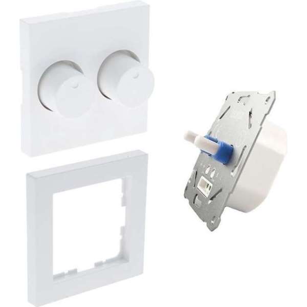 Olucia Boas - LED Muurdimmer - Grijs - Maximaal 250 Watt Olucia Boas - LED Muurdimmer - Grijs - Maximaal 250 Watt