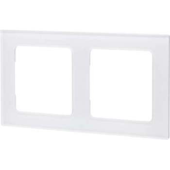 Afdekraam - Aigi Jura - 2-voudig - Vierkant - Glas - Wit - BES LED