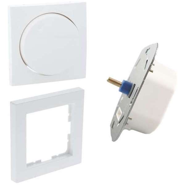 Olucia Boas - LED Muurdimmer - Grijs - Maximaal 150 Watt Olucia Boas - LED Muurdimmer - Grijs - Maximaal 150 Watt