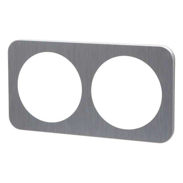 Afdekraam - Igia Jura - 2-voudig - Rond - Aluminium - Zilver Afdekraam - Igia Jura - 2-voudig - Rond - Aluminium - Zilver