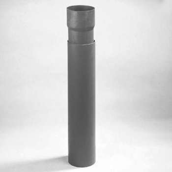 Schuifstuk PVC grijs 80 x 75mm