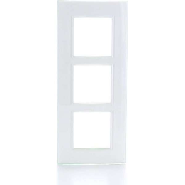 BTICINO Living Light - afdekplaat - 3V - verticaal - aqua BTICINO Living Light - afdekplaat - 3V - verticaal - aqua