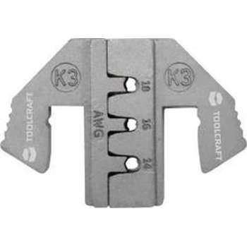 TOOLCRAFT Krimpinzetstuk Duits K3 14 tot 18 AWG