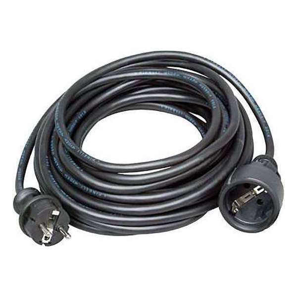 Kopp verlengsnoer rubber ip44.3x1,5mm.10m zwart Kopp verlengsnoer rubber ip44.3x1,5mm.10m zwart