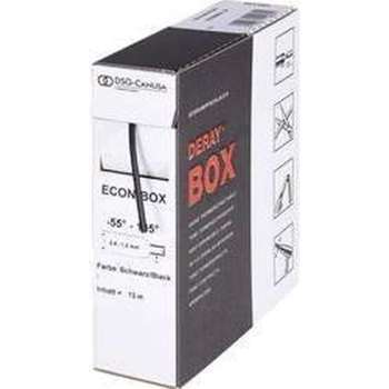 DSG Canusa 8610095951 Krimpkous zonder lijm Zwart 9.50 mm 4.80 mm Krimpverhouding:2:1 7 m