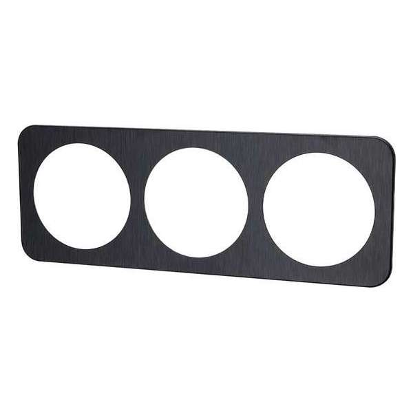 Afdekraam - Aigi Jura - 3-voudig - Rond - Aluminium - Zwart Afdekraam - Aigi Jura - 3-voudig - Rond - Aluminium - Zwart