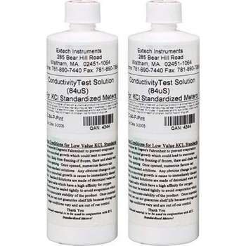 EXTECH EC-84-P: 84μS Conductivity Standard (2 flessen)