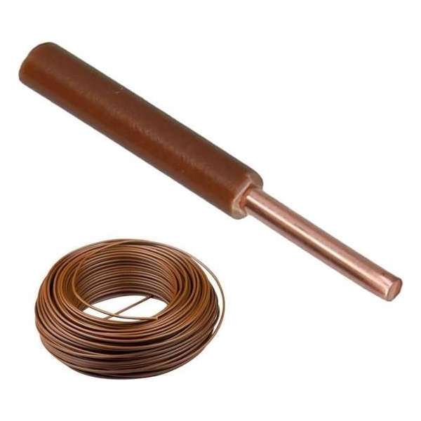 VB VD Draad 2.5 MM² Bruin 20 meter VB VD Draad 2.5 MM² Bruin 20 meter