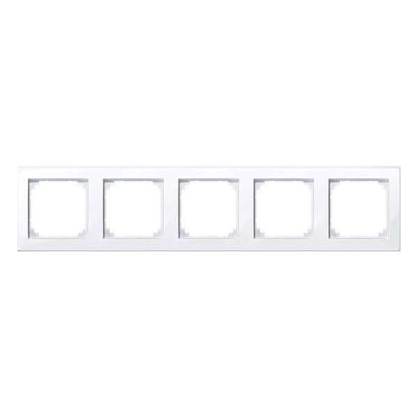 Afdekraam M-Smart 5V - Kunststof Actief Wit - Systeem M - Schneider Electric - 478525 Afdekraam M-Smart 5V - Kunststof Actief Wit - Systeem M - Schneider Electric - 478525