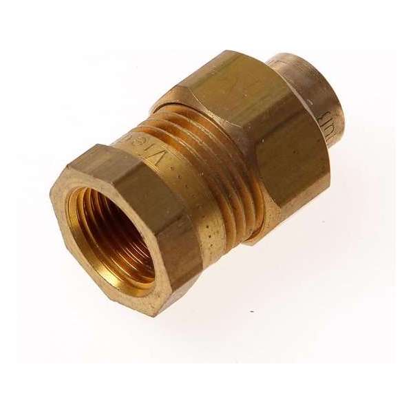 DPS Koppeling 3-delig conisch dichtend binnendraads 3/8" x 12mm DPS Koppeling 3-delig conisch dichtend binnendraads 3/8" x 12mm