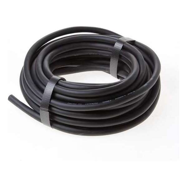 Kabel rubber zwart 2 x 2.5mm² x 10 meter Kabel rubber zwart 2 x 2.5mm² x 10 meter