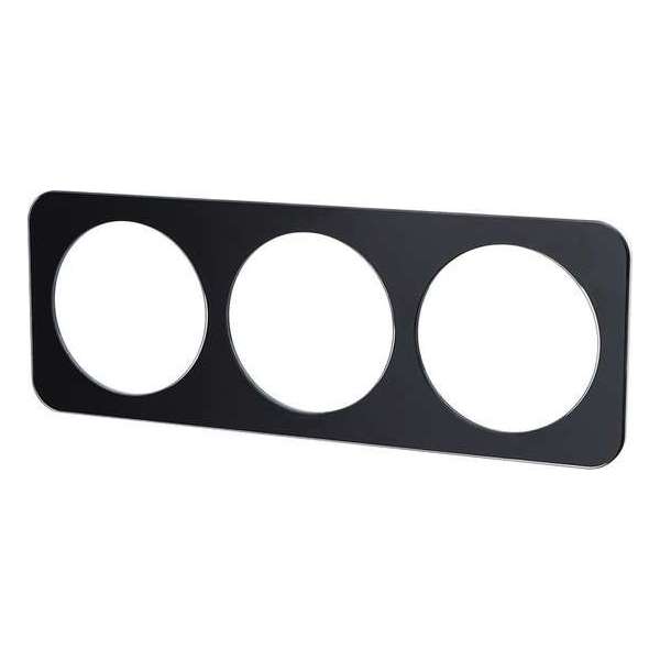Afdekraam - Aigi Jura - 3-voudig - Rond - Glas - Zwart Afdekraam - Aigi Jura - 3-voudig - Rond - Glas - Zwart