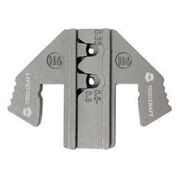TOOLCRAFT PLE-0H6 Krimp-onderdelen Adereindhulzen Krimpbereik: 0.35 tot 0.8 mm² Geschikt voor merk: TOOLCRAFT PZ-500 TOOLCRAFT PLE-0H6 Krimp-onderdelen Adereindhulzen Krimpbereik: 0.35 tot 0.8 mm² Geschikt voor merk: TOOLCRAFT PZ-500