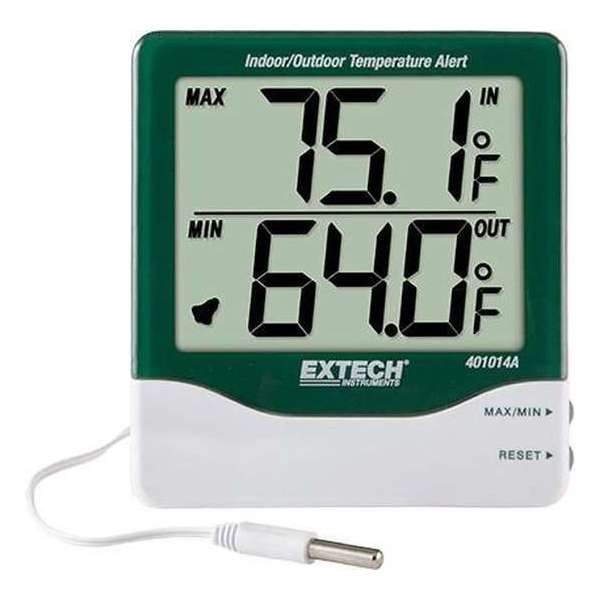 EXTECH 401014A: Big Digit Indoor/Outdoor Temperatuur Alert EXTECH 401014A: Big Digit Indoor/Outdoor Temperatuur Alert