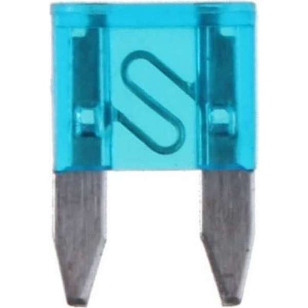 Car Plus Autozekeringen Mini 15a Blauw 250 Stuks Car Plus Autozekeringen Mini 15a Blauw 250 Stuks