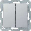 Berker S1 inbouw wissel/wisselschakelaar aluminium