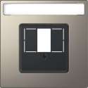 Inzetstuk HDMI - Metaal - Nikkel Metallic - Systeem Design - Schneider Electric - MTN4250-6050