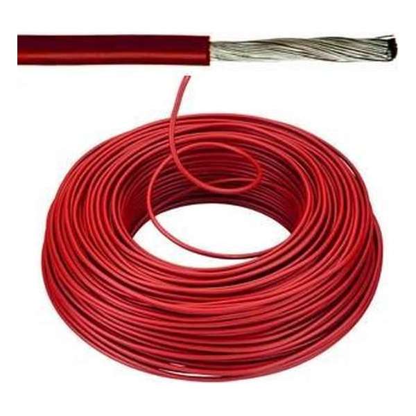 VOBst draad 1,5 mm² - rood (H07V-K) - VOBST15RO VOBst draad 1,5 mm² - rood (H07V-K) - VOBST15RO