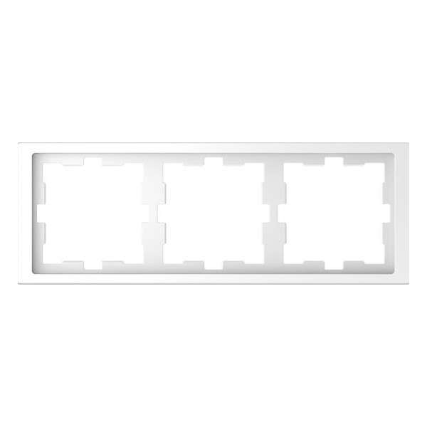 Afdekraam D-Life 3V - Kunststof Lotuswit - Systeem Design - Schneider Electric - MTN4030-6535 Afdekraam D-Life 3V - Kunststof Lotuswit - Systeem Design - Schneider Electric - MTN4030-6535