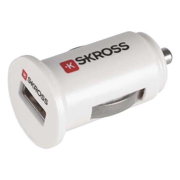 Skross - Skr2900608 - Midget Usb Auto-oplader Wit Skross - Skr2900608 - Midget Usb Auto-oplader Wit