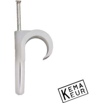 Spijkerplugclip 16-19mm enkelnaturel