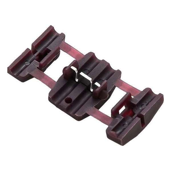 Draad Connectors Aftakklem Paars - 0.5-0.75 mm2 - 100 stuks Draad Connectors Aftakklem Paars - 0.5-0.75 mm2 - 100 stuks