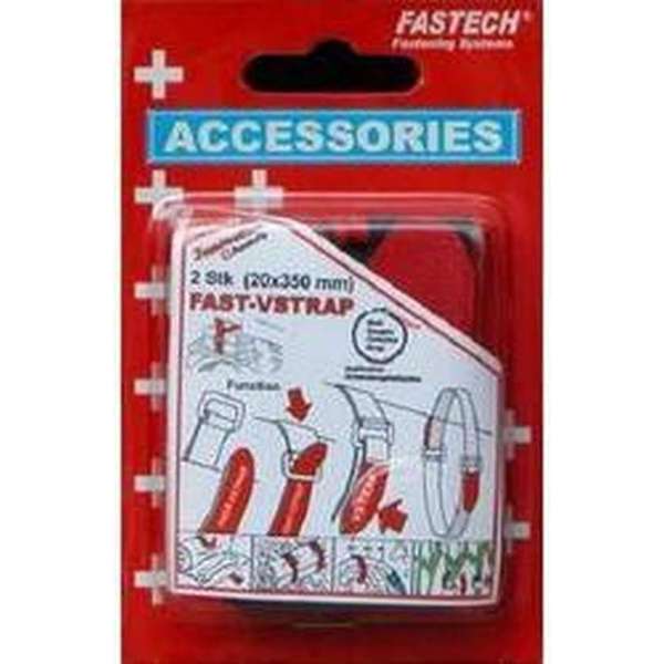 FASTECH® 687-330 Klittenband Met riem Haak- en lusdeel (l x b) 350 mm x 20 mm Zwart, Rood 2 stuk(s) FASTECH® 687-330 Klittenband Met riem Haak- en lusdeel (l x b) 350 mm x 20 mm Zwart, Rood 2 stuk(s)