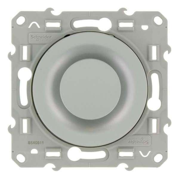 Schneider Electric Odace dimmer gloei-halogeenlamp 40-600w aluminium Schneider Electric Odace dimmer gloei-halogeenlamp 40-600w aluminium