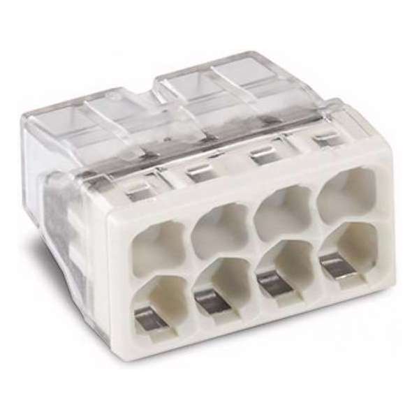 WAGO Lasklem 8V 0.5-2.5 Lichtgrijs 2273-208 - 100 stuks WAGO Lasklem 8V 0.5-2.5 Lichtgrijs 2273-208 - 100 stuks