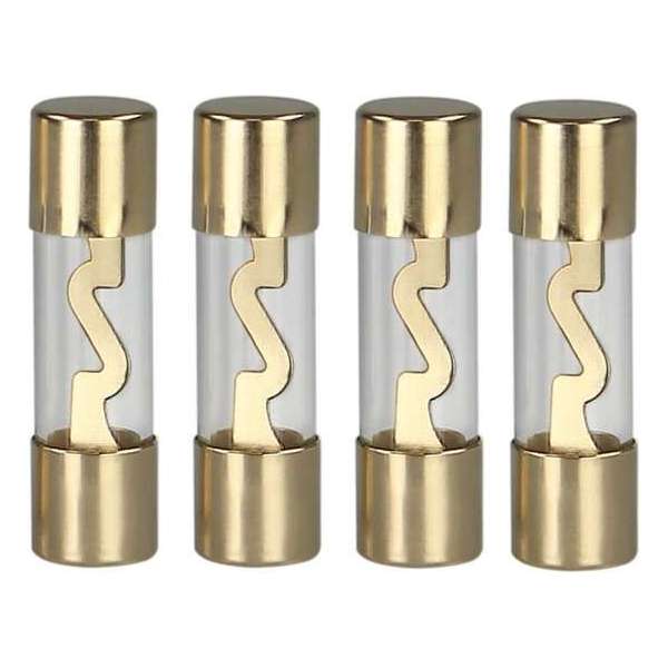 AGU zekering 10 Ampere (goud) 4 stuks in blister AGU zekering 10 Ampere (goud) 4 stuks in blister