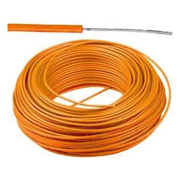 VTBst kabel / draad 0,75 mm² - oranje (H05V-K) - VTBST075OR VTBst kabel / draad 0,75 mm² - oranje (H05V-K) - VTBST075OR