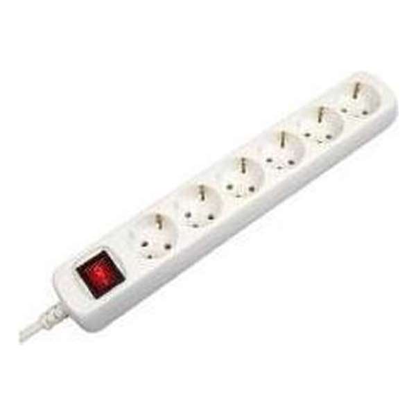VB 41167 Tafelcontactdoos 6-Voudig + Schakelaar 3M + RA VB 41167 Tafelcontactdoos 6-Voudig + Schakelaar 3M + RA