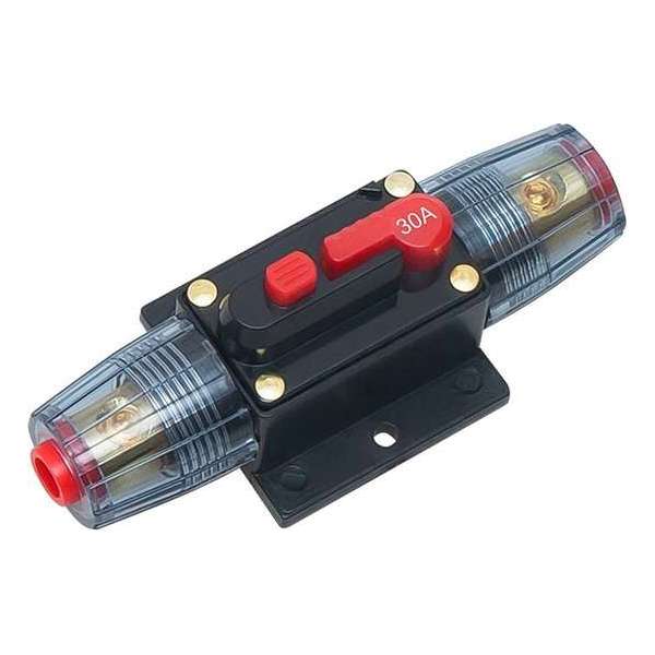 Automatische zekering - 30A - 12 tot 48 Volt Automatische zekering - 30A - 12 tot 48 Volt