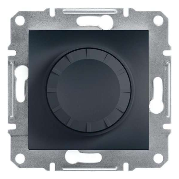 Schneider Electric - Schakelmateriaal - 40-600W 600VA Dimmer- Gloei/Halogeen lamp -Inbouw - ANTRACIET - Schneider Electric - Schakelmateriaal - 40-600W 600VA Dimmer- Gloei/Halogeen lamp -Inbouw - ANTRACIET -