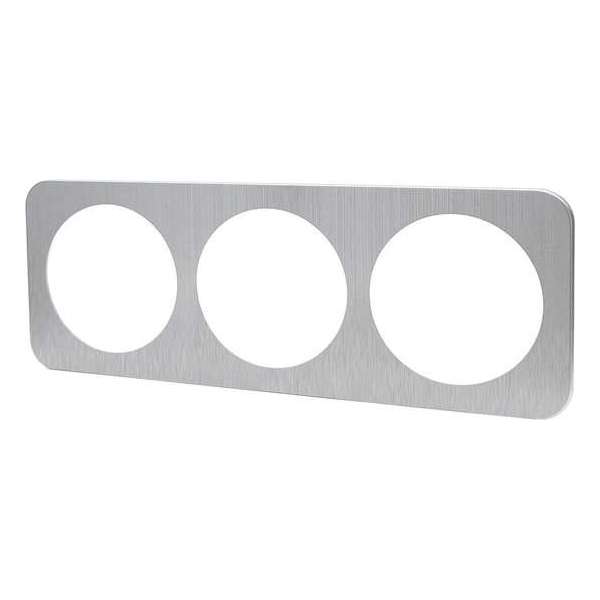 Afdekraam - Igna Jura - 3-voudig - Rond - Aluminium - Zilver Afdekraam - Igna Jura - 3-voudig - Rond - Aluminium - Zilver