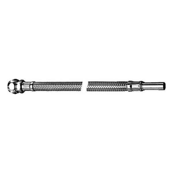 SCHE flex slang, le 500mm, omvlechting RVS (RVS), inw diam slang 10mm SCHE flex slang, le 500mm, omvlechting RVS (RVS), inw diam slang 10mm
