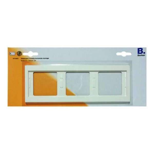 BERKER type K1 afdekraam 3-voudig | WIT BERKER type K1 afdekraam 3-voudig | WIT