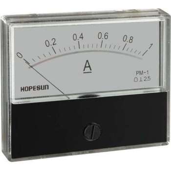 Analoge Paneelmeter Voor Dc Stroommetingen 1A Dc / 70 X 60Mm