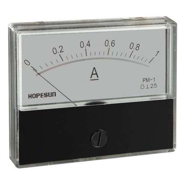 Analoge Paneelmeter Voor Dc Stroommetingen 1A Dc / 70 X 60Mm Analoge Paneelmeter Voor Dc Stroommetingen 1A Dc / 70 X 60Mm