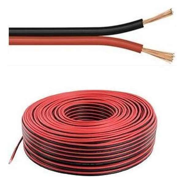 Luidsprekerkabel - EcA, 2 x 0,75 mm² rood/zwart - LSOH ( R100 ) Luidsprekerkabel - EcA, 2 x 0,75 mm² rood/zwart - LSOH ( R100 )