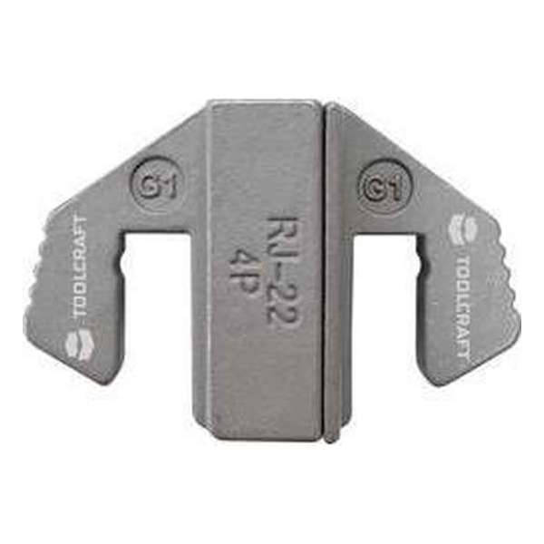TOOLCRAFT Krimpinzetstuk voor 4P4C/RJ22 connector TOOLCRAFT Krimpinzetstuk voor 4P4C/RJ22 connector
