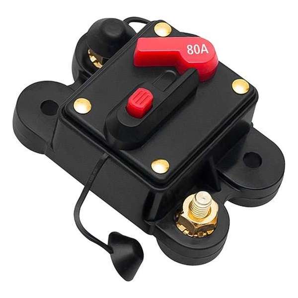 Automatische zekering - 80A - 12 tot 48 Volt Automatische zekering - 80A - 12 tot 48 Volt