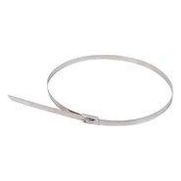100 stuks RVS Kabelbinders 8mm x 197mm (099.0610) 100 stuks RVS Kabelbinders 8mm x 197mm (099.0610)