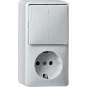 GIRA COMB WCD RA/SER CWG Z OPB