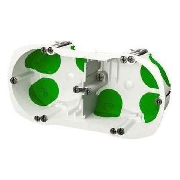 SCHNEIDER ELECTRIC Dubbele kast met waterdicht systeem � 67 mm groen SCHNEIDER ELECTRIC Dubbele kast met waterdicht systeem � 67 mm groen
