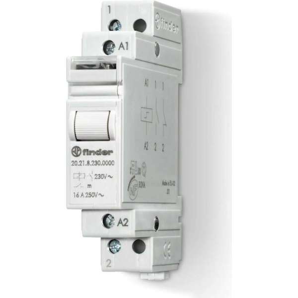 Finder Modulaire Impulserelais - Series 20 - 20.21.8.230.0000 Finder Modulaire Impulserelais - Series 20 - 20.21.8.230.0000