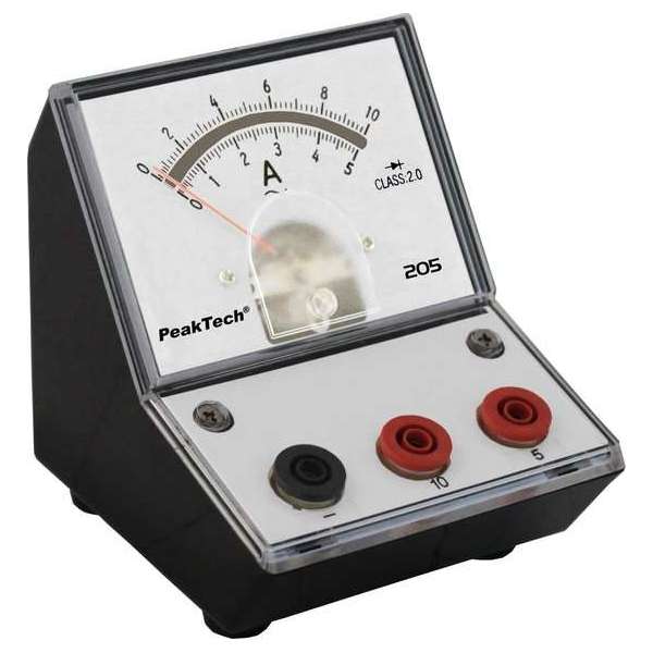 PeakTech 205-10 Analoog Instrument - 0...5A/10A AC PeakTech 205-10 Analoog Instrument - 0...5A/10A AC